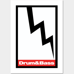 Drum & Bass Thunder DnB Posters and Art